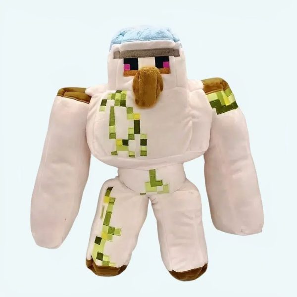 peluche golem minecraft douce