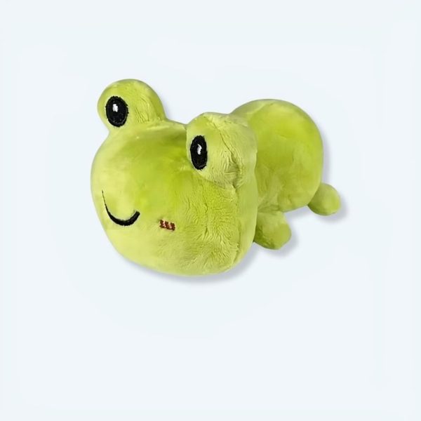 peluche grenouille verte douce