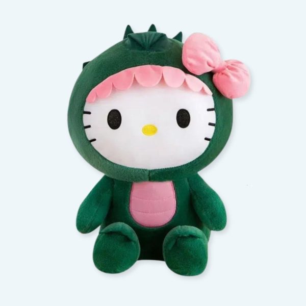 peluche Hello Kitty dinosaure douce