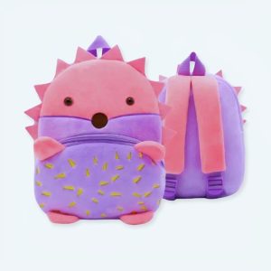 peluche hérisson sac à dos doux enfant amusant