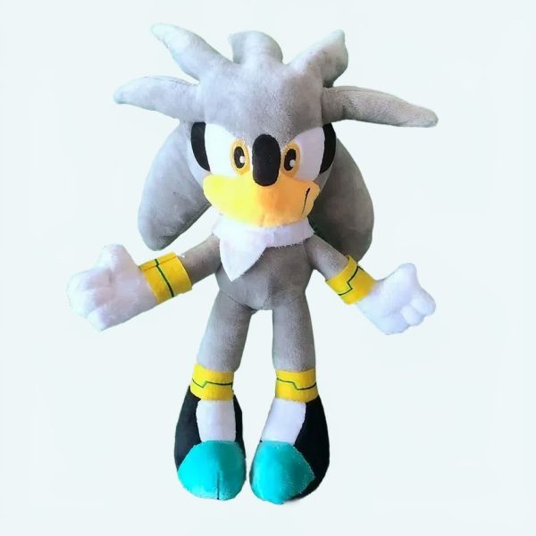 peluche hérisson sonic silver douce enfant câlin jeu