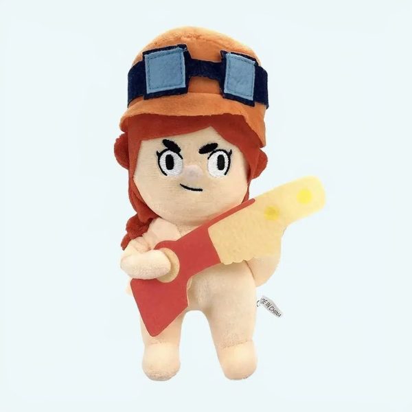 peluche jessie brawl stars héroïne douce colorée
