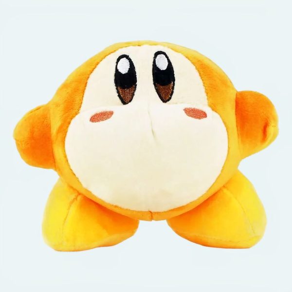 peluche kirby orange douce univers nintendo câlin