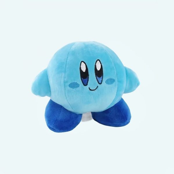peluche Kirby sourire joyeux rose bleu doux enfant