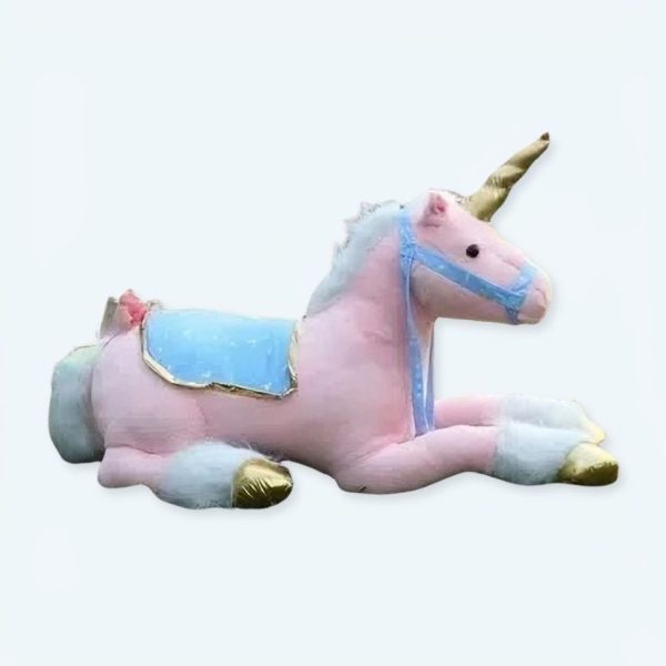 peluche licorne rose douce