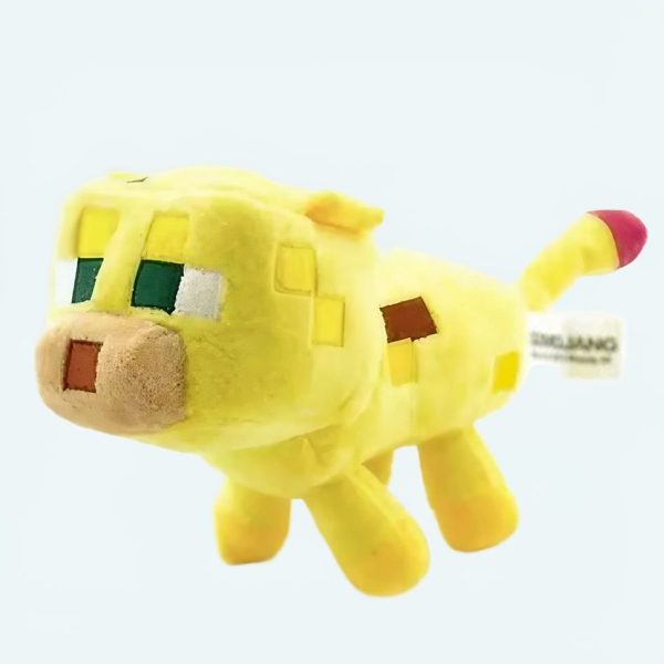 peluche ocelot minecraft douce câline enfant jeu fantasy