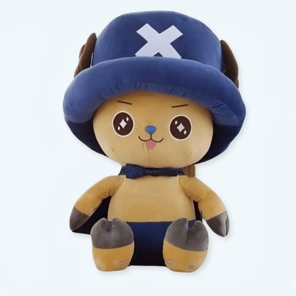 peluche one piece chopper bleu géant collection câlin