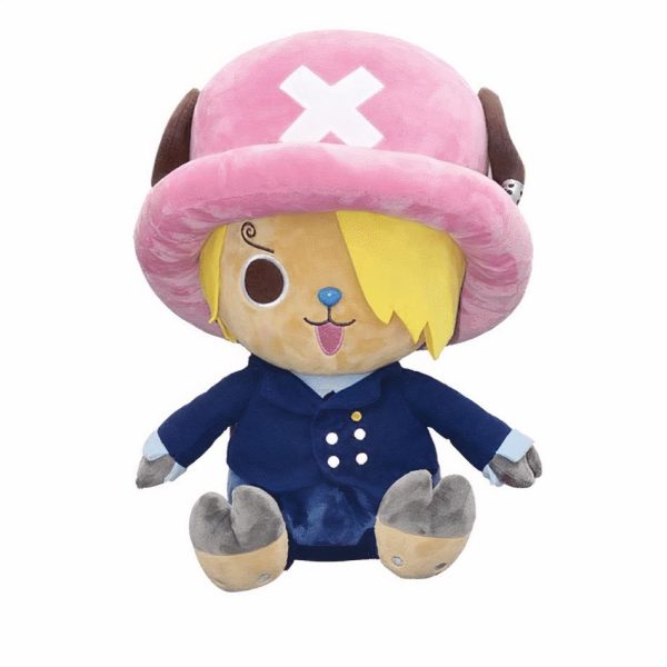 peluche one piece chopper sanji douce câline pirate