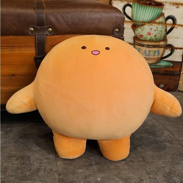 peluche pieuvre kirby orange douce câlin enfant