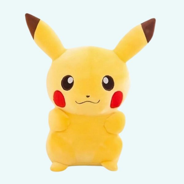 peluche pikachu jaune adorable pokémon câlin doux