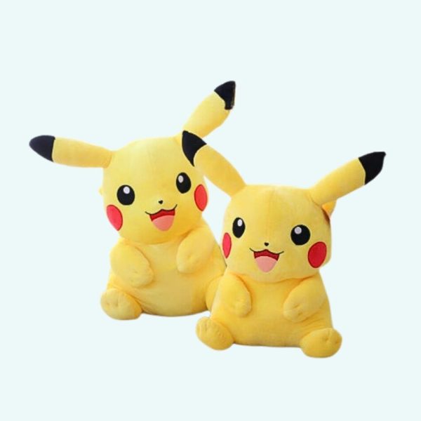 peluche pikachu jaune doux câlin compagnon pokémon