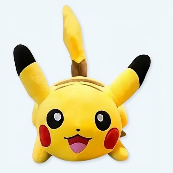 peluche pikachu jaune sourire chaleureux enfant doux