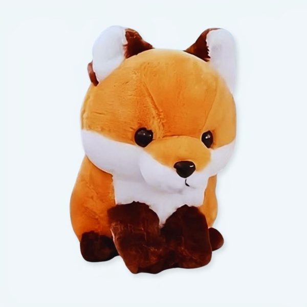 peluche renard marron adorable