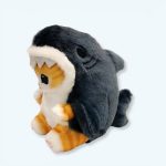 peluche requin chaton doux