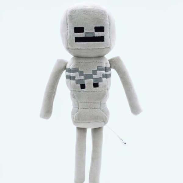 peluche squelette minecraft douce enfant chambre gaming
