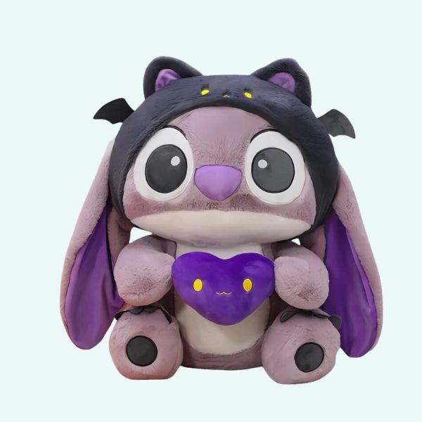 peluche stitch chauve-souris violette douce halloween