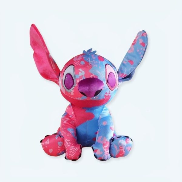 peluche stitch Disney rose bleu clair
