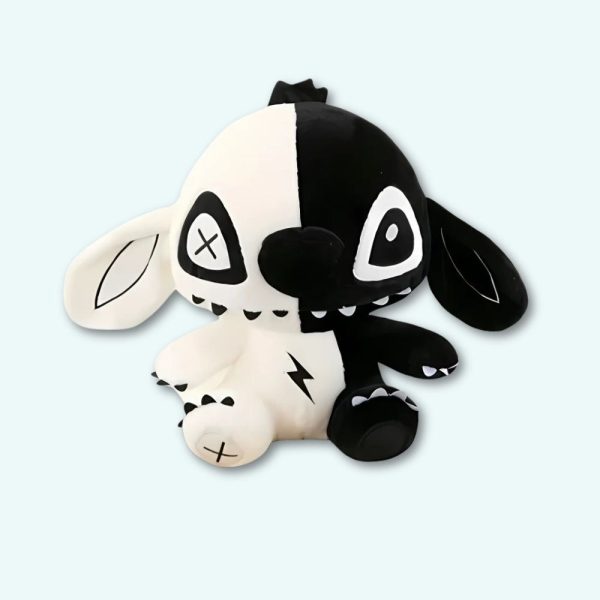 peluche Stitch noir blanc Disney