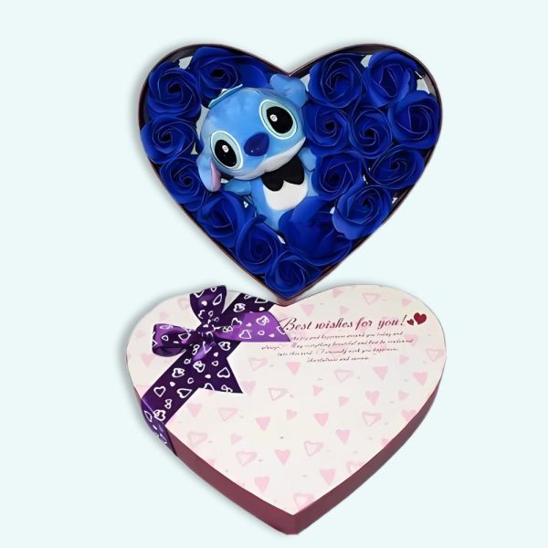 peluche Stitch romantique douce