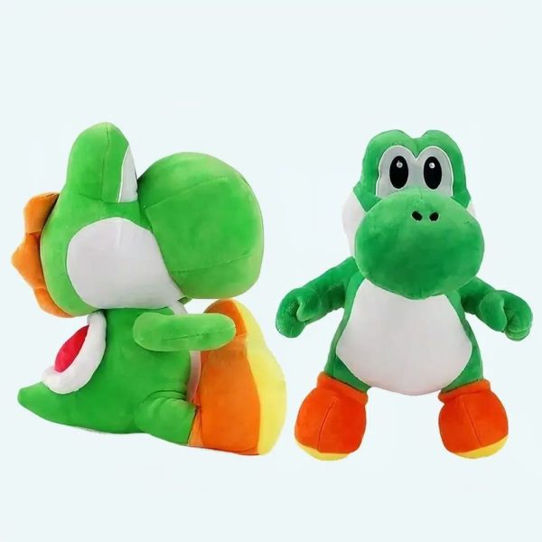 peluche yoshi mario douce verte compagnon enfant jeu